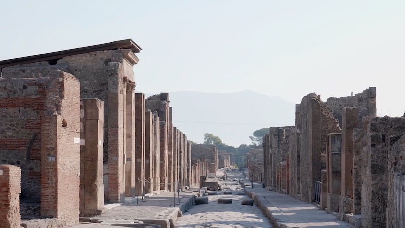 Pompéi : Vue de la Via della Fortuna Pompei © GEDEON Programmes